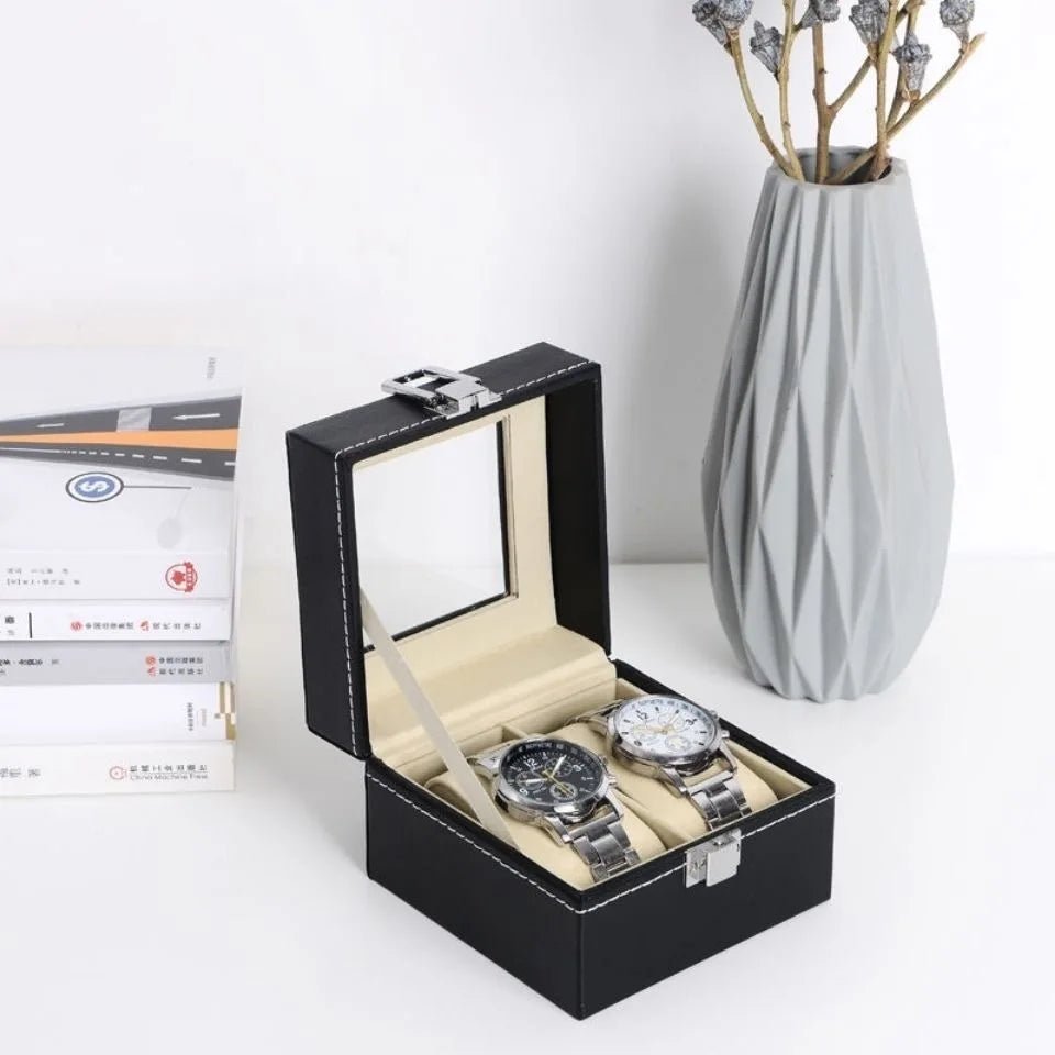 DELESYS 2/3/4/5/6/8/10/12 Slots PU Leather Watch Box Traditional Style Watch Storage Box Gift Watch Case With Lock - Simply Just Deals LLCDELESYS 2/3/4/5/6/8/10/12 Slots PU Leather Watch Box Traditional Style Watch Storage Box Gift Watch Case With Lock14193Beige2PositionsBeige 2 PositionsDELESYS 2/3/4/5/6/8/10/12 Slots PU Leather Watch Box Traditional Style Watch Storage Box Gift Watch Case With Lock