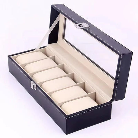 DELESYS 2/3/4/5/6/8/10/12 Slots PU Leather Watch Box Traditional Style Watch Storage Box Gift Watch Case With Lock - Simply Just Deals LLCDELESYS 2/3/4/5/6/8/10/12 Slots PU Leather Watch Box Traditional Style Watch Storage Box Gift Watch Case With Lock14193Beige2PositionsBeige 2 PositionsDELESYS 2/3/4/5/6/8/10/12 Slots PU Leather Watch Box Traditional Style Watch Storage Box Gift Watch Case With Lock