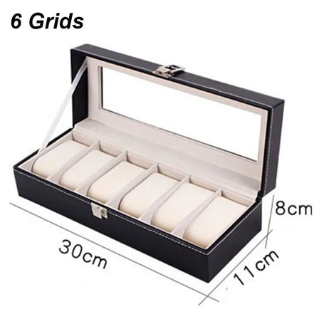 DELESYS 2/3/4/5/6/8/10/12 Slots PU Leather Watch Box Traditional Style Watch Storage Box Gift Watch Case With Lock - Simply Just Deals LLCDELESYS 2/3/4/5/6/8/10/12 Slots PU Leather Watch Box Traditional Style Watch Storage Box Gift Watch Case With Lock14193Beige2PositionsBeige 2 PositionsDELESYS 2/3/4/5/6/8/10/12 Slots PU Leather Watch Box Traditional Style Watch Storage Box Gift Watch Case With Lock