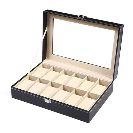 DELESYS 2/3/4/5/6/8/10/12 Slots PU Leather Watch Box Traditional Style Watch Storage Box Gift Watch Case With Lock - Simply Just Deals LLCDELESYS 2/3/4/5/6/8/10/12 Slots PU Leather Watch Box Traditional Style Watch Storage Box Gift Watch Case With Lock14193Beige2PositionsBeige 2 PositionsDELESYS 2/3/4/5/6/8/10/12 Slots PU Leather Watch Box Traditional Style Watch Storage Box Gift Watch Case With Lock