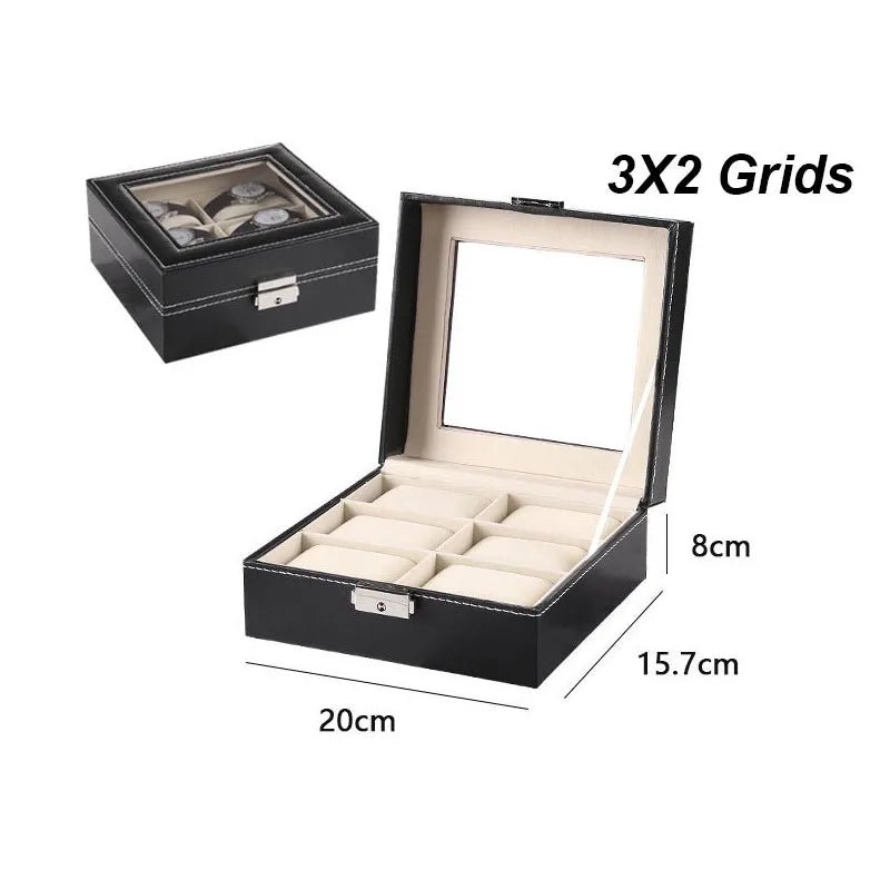 DELESYS 2/3/4/5/6/8/10/12 Slots PU Leather Watch Box Traditional Style Watch Storage Box Gift Watch Case With Lock - Simply Just Deals LLCDELESYS 2/3/4/5/6/8/10/12 Slots PU Leather Watch Box Traditional Style Watch Storage Box Gift Watch Case With Lock14193Beige2PositionsBeige 2 PositionsDELESYS 2/3/4/5/6/8/10/12 Slots PU Leather Watch Box Traditional Style Watch Storage Box Gift Watch Case With Lock