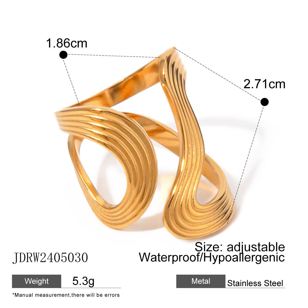 Design Sense Minority Simple 18K Gold Stainless Steel Double Layer - Simply Just Deals LLCDesign Sense Minority Simple 18K Gold Stainless Steel Double Layerbcbf233d-7349-41a5-abd5-3c51996ecf31Jdrw2405030Design Sense Minority Simple 18K Gold Stainless Steel Double Layer
