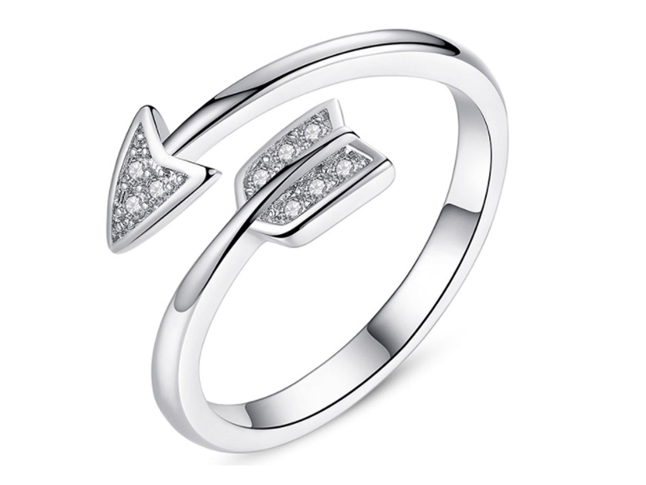Diamond Arrow Ring - Simply Just Deals LLCDiamond Arrow Ring0CJZBLXLX08478 - SilverSilverDiamond Arrow Ring