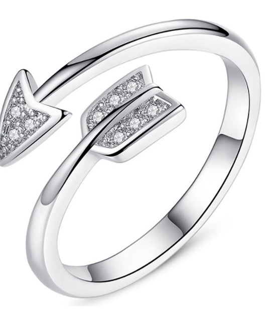 Diamond Arrow Ring - Simply Just Deals LLCDiamond Arrow Ring0CJZBLXLX08478 - SilverSilverDiamond Arrow Ring