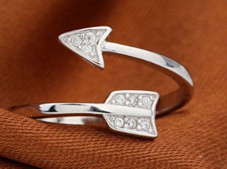 Diamond Arrow Ring - Simply Just Deals LLCDiamond Arrow Ring0CJZBLXLX08478 - SilverSilverDiamond Arrow Ring