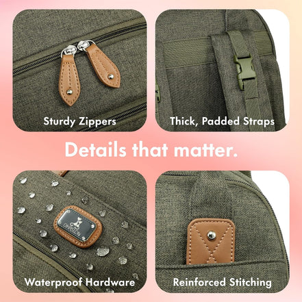 Diaper Bag Backpack with Portable Changing Pad, Pacifier Case and Stroller Straps, Large Unisex Baby Bags for Boys Girls, Multipurpose Travel Back Pack for Moms Dads, Army Green - Simply Just Deals LLCDiaper Bag Backpack with Portable Changing Pad, Pacifier Case and Stroller Straps, Large Unisex Baby Bags for Boys Girls, Multipurpose Travel Back Pack for Moms Dads, Army Green1c1f78cc-4a4f-48d7-9852-3c61d40772f1Army GreenDiaper Bag Backpack with Portable Changing Pad, Pacifier Case and Stroller S