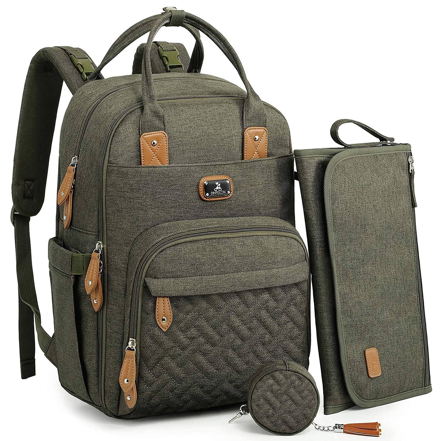 Diaper Bag Backpack with Portable Changing Pad, Pacifier Case and Stroller Straps, Large Unisex Baby Bags for Boys Girls, Multipurpose Travel Back Pack for Moms Dads, Army Green - Simply Just Deals LLCDiaper Bag Backpack with Portable Changing Pad, Pacifier Case and Stroller Straps, Large Unisex Baby Bags for Boys Girls, Multipurpose Travel Back Pack for Moms Dads, Army Green1c1f78cc-4a4f-48d7-9852-3c61d40772f1Army GreenDiaper Bag Backpack with Portable Changing Pad, Pacifier Case and Stroller S