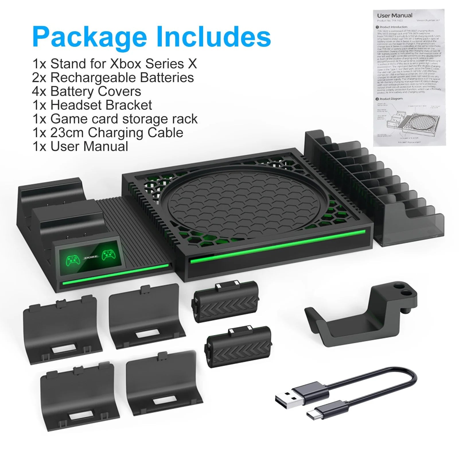 Dual Controller Charging Dock Station with for Xbox Series X|S - Simply Just Deals LLCDual Controller Charging Dock Station with for Xbox Series X|S00403353-ae7a-49bf-b8f7-aaa92f0e4cb9Dual Controller Charging Dock Station with for Xbox Series X|S