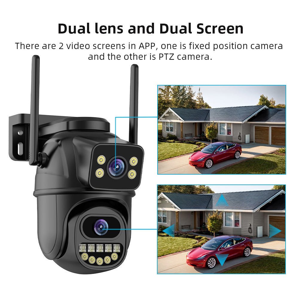 Dual screen wireless 360 degree mobile remote outdoor WiFi camera monitoring - Simply Just Deals LLCDual screen wireless 360 degree mobile remote outdoor WiFi camera monitoring21AF52B9FEFB46BE84227D0F3E4C41CFwifi - USWiFi/Ethernet connectionDual screen wireless 360 degree mobile remote outdoor WiFi camera monitoring