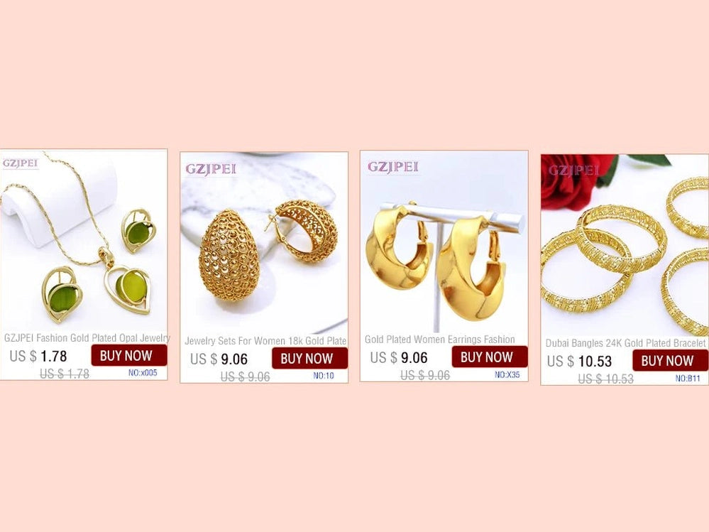 Dubai Jewelry Set For Women 18K Gold Plated Luxury Necklace Earrings Bracelet And Ring Set Jewelry For Wedding Party Trending - Simply Just Deals LLCDubai Jewelry Set For Women 18K Gold Plated Luxury Necklace Earrings Bracelet And Ring Set Jewelry For Wedding Party Trending200001033:36118833Dubai Jewelry Set For Women 18K Gold Plated Luxury Necklace Earrings Bracelet And Ring Set Jewelry For Wedding Party Trending