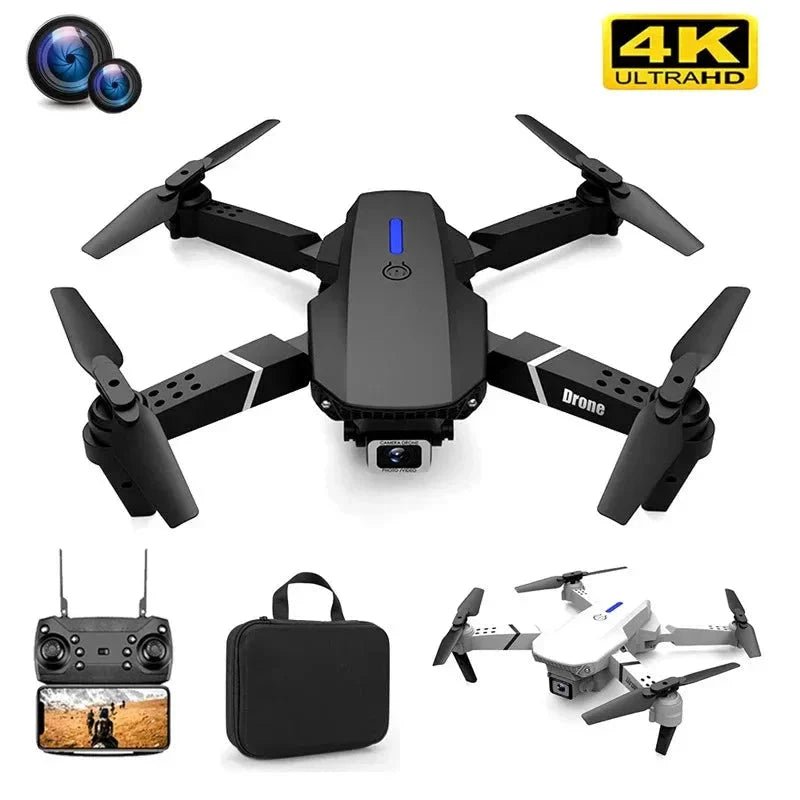 E88 Pro Foldable Quadcopter Drone - WIFI FPV, HD 4K Camera, Altitude Hold - Simply Just Deals LLCE88 Pro Foldable Quadcopter Drone - WIFI FPV, HD 4K Camera, Altitude Hold42275259482181Black4K 1B (10)E88 Pro Foldable Quadcopter Drone - WIFI FPV, HD 4K Camera, Altitude Hold