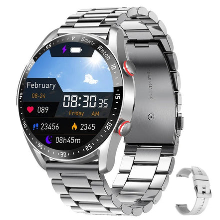 ECG+PPG Bluetooth Call Smart Watch Men Laser Health Blood Pressure Fitnes Sports Watches Man Sports Waterproof Smartwatch+Box - Simply Just Deals LLCECG+PPG Bluetooth Call Smart Watch Men Laser Health Blood Pressure Fitnes Sports Watches Man Sports Waterproof Smartwatch+Box14350853steelstripsilversteel strip silverECG+PPG Bluetooth Call Smart Watch Men Laser Health Blood Pressure Fitnes Sports Watches Man Sports Waterproof Smartwatch+Box