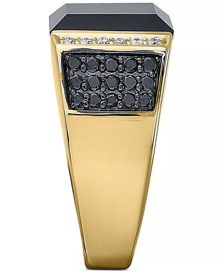 EFFYÂ® Men'S Black Onyx & Diamond (5/8 Ct. T.W.) Ring in 14K Gold - Simply Just Deals LLCEFFYÂ® Men'S Black Onyx & Diamond (5/8 Ct. T.W.) Ring in 14K Gold6fd153a2-192a-4054-b381-f5b56f06c0cbYellow Gold10.5EFFYÂ® Men'S Black Onyx & Diamond (5/8 Ct. T.W.) Ring in 14K Gold