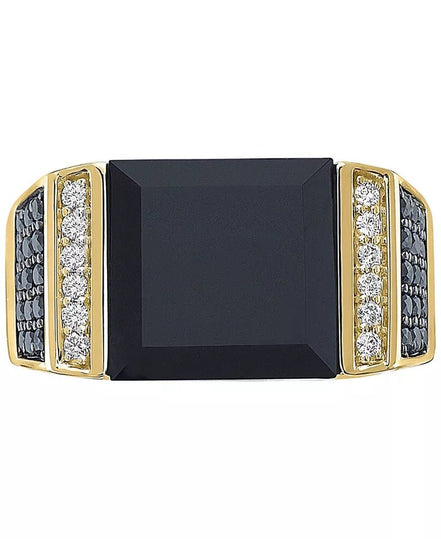 EFFYÂ® Men'S Black Onyx & Diamond (5/8 Ct. T.W.) Ring in 14K Gold - Simply Just Deals LLCEFFYÂ® Men'S Black Onyx & Diamond (5/8 Ct. T.W.) Ring in 14K Gold6fd153a2-192a-4054-b381-f5b56f06c0cbYellow Gold10.5EFFYÂ® Men'S Black Onyx & Diamond (5/8 Ct. T.W.) Ring in 14K Gold