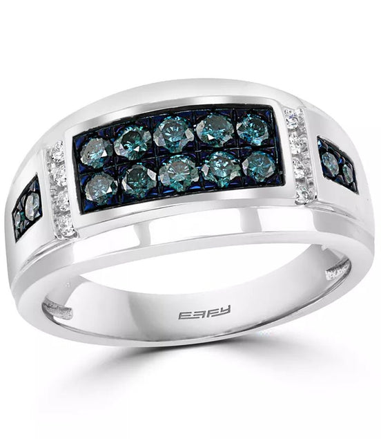 EFFYÂ® Men'S Diamond (3/4 Ct. T.W.) Ring in 14K Gold (Also in Sapphire) - Simply Just Deals LLCEFFYÂ® Men'S Diamond (3/4 Ct. T.W.) Ring in 14K Gold (Also in Sapphire)a7b02e02-5a38-423e-a61f-e8b590deb6a3Blue Diamond10EFFYÂ® Men'S Diamond (3/4 Ct. T.W.) Ring in 14K Gold (Also in Sapphire)