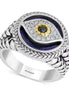 EFFYÂ® Men'S Multi - Gemstone & Diamond (1/10 Ct. T.W.) Evil Eye Ring in Sterling Silver & 14K Gold - Simply Just Deals LLCEFFYÂ® Men'S Multi - Gemstone & Diamond (1/10 Ct. T.W.) Evil Eye Ring in Sterling Silver & 14K Gold22711a9c-9779-474b-9346-3139722ece45Silver10EFFYÂ® Men'S Multi - Gemstone & Diamond (1/10 Ct. T.W.) Evil Eye Ring in Sterling Silver & 14K Gold