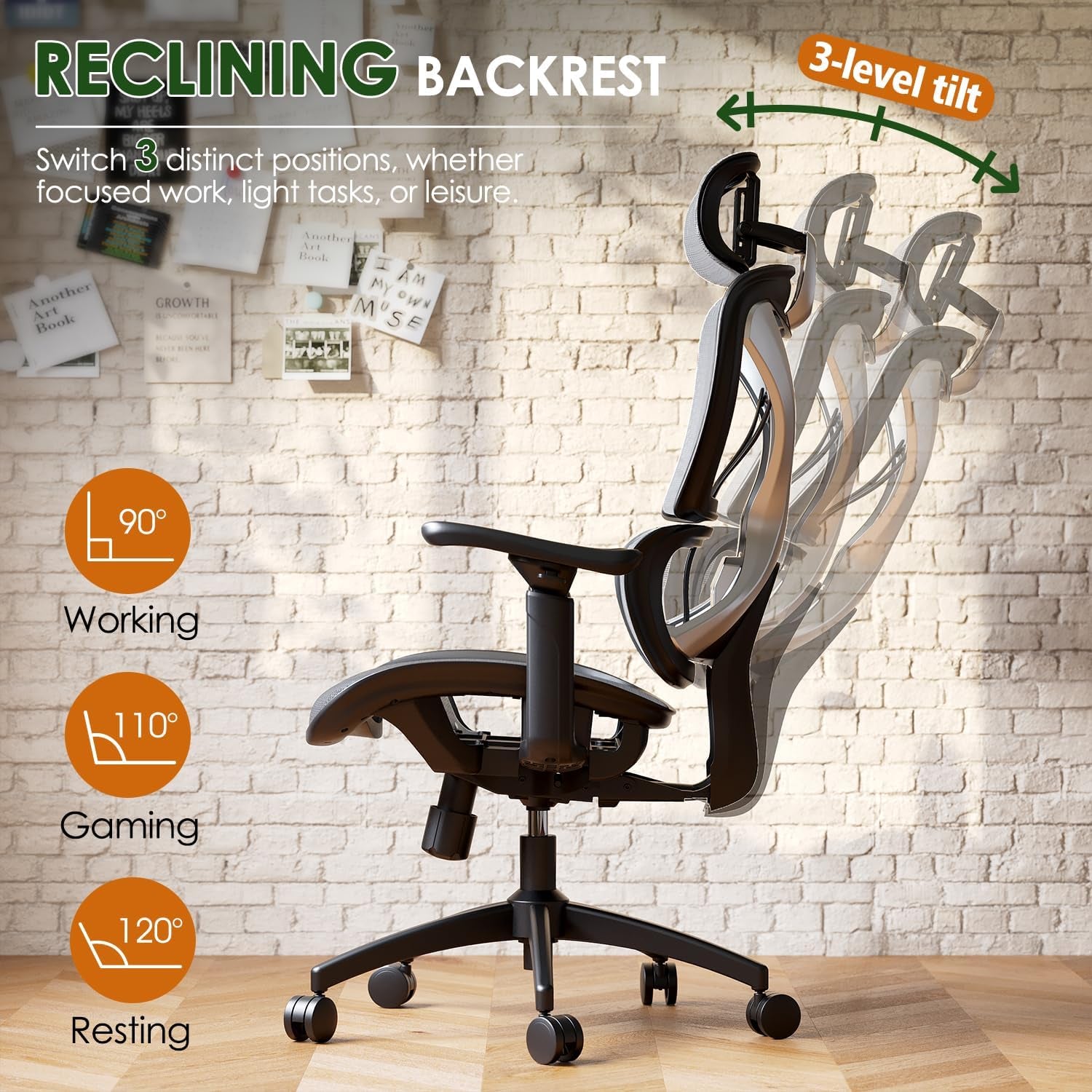 Ergonomic Office Chair, Big and Tall Mesh Chair with Lumbar Support, 3D Armrest - 215° Rotation, Adjustable Headrest & Soft Seat, Durable Desk Chair 350LBS for Work Gaming Computer,Grey - Simply Just Deals LLCErgonomic Office Chair, Big and Tall Mesh Chair with Lumbar Support, 3D Armrest - 215° Rotation, Adjustable Headrest & Soft Seat, Durable Desk Chair 350LBS for Work Gaming Computer,Greyc46314ed-3bcc-4ef9-98de-778721039a4bGrey215° Rotating 3D ArmrestErgonomic Office Chair, Big and Tall Mesh 