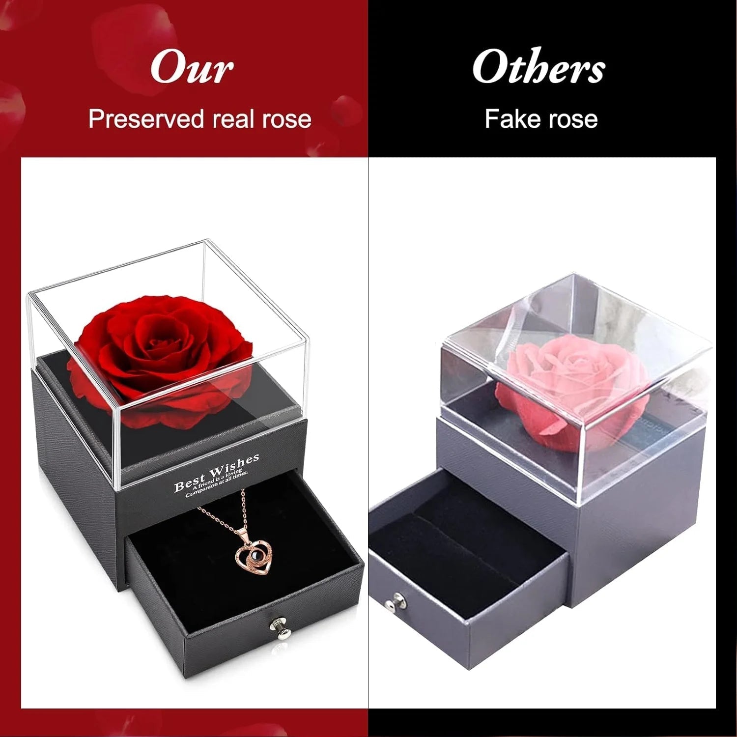 Eternal Rose I Love You Necklace Red Rose Necklace - Simply Just Deals LLCEternal Rose I Love You Necklace Red Rose Necklacec3530125-34ad-4258-8679-89411d3544deEternal Rose I Love You Necklace Red Rose Necklace