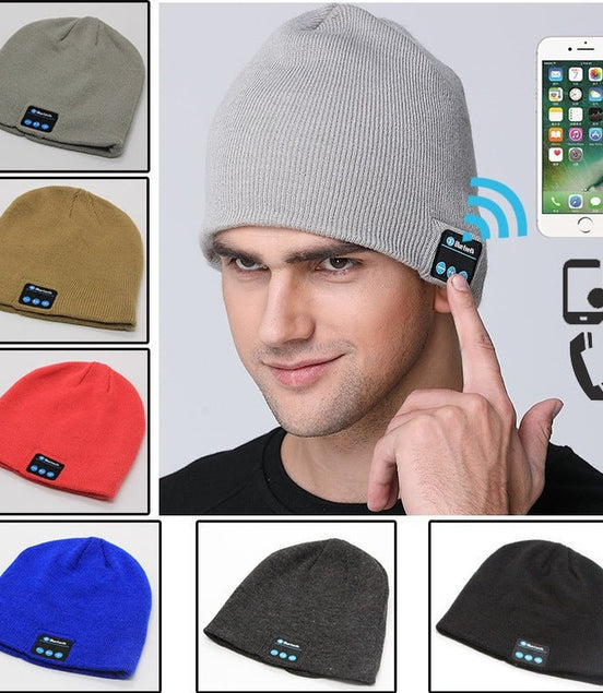 European And American Outdoor Wireless Headset Knitted Hat Multifunctional Music Hat - Simply Just Deals LLCEuropean And American Outdoor Wireless Headset Knitted Hat Multifunctional Music HatCJNSMZRN00141 - Black and grey - One size - USBBlack and greyOne sizeUSBEuropean And American Outdoor Wireless Headset Knitted Hat Multifunctional Music Hat
