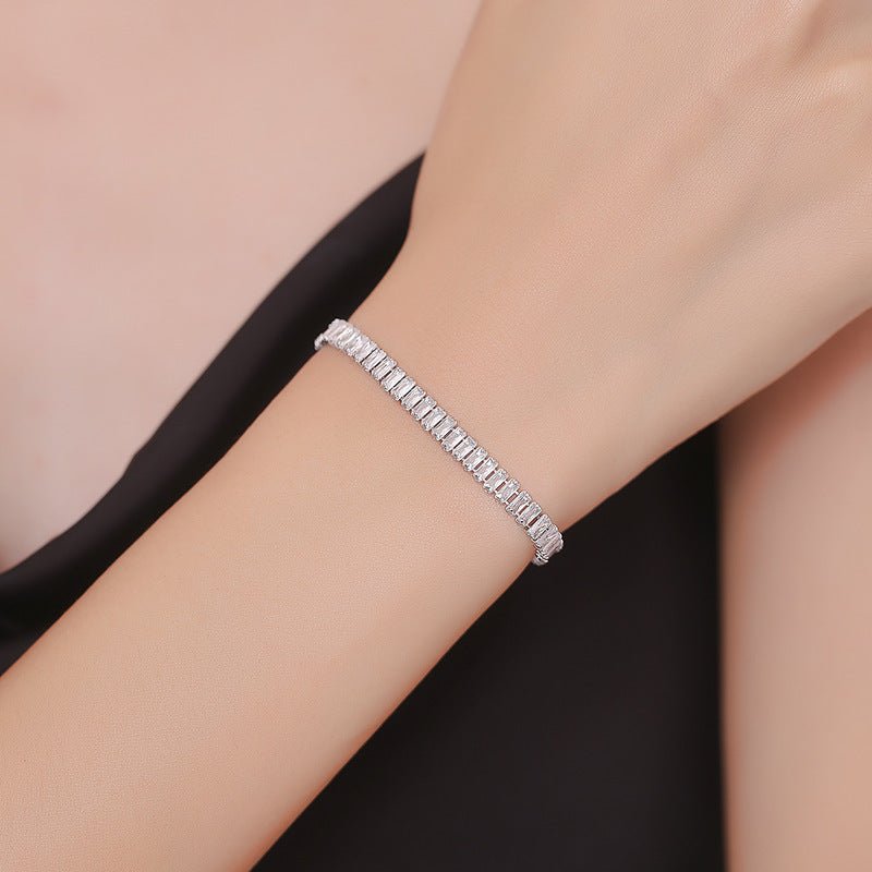 European And American Simple Rectangular Affordable Luxury Style Full Diamond Fashion All - match Bracelet - Simply Just Deals LLCEuropean And American Simple Rectangular Affordable Luxury Style Full Diamond Fashion All - match BraceletCJSL252954102BYChampagne GoldEuropean And American Simple Rectangular Affordable Luxury Style Full Diamond Fashion All - match Bracelet