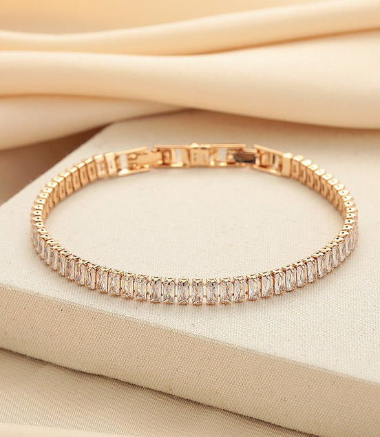 European And American Simple Rectangular Affordable Luxury Style Full Diamond Fashion All - match Bracelet - Simply Just Deals LLCEuropean And American Simple Rectangular Affordable Luxury Style Full Diamond Fashion All - match BraceletCJSL252954102BYChampagne GoldEuropean And American Simple Rectangular Affordable Luxury Style Full Diamond Fashion All - match Bracelet