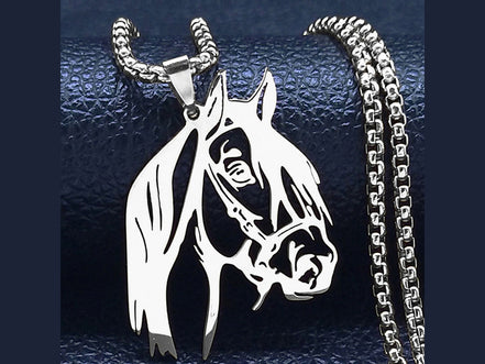 New Zodiac Junma Gold And Silver Color Stainless Steel Pendant Square Bead Necklace - Simply Just Deals LLC