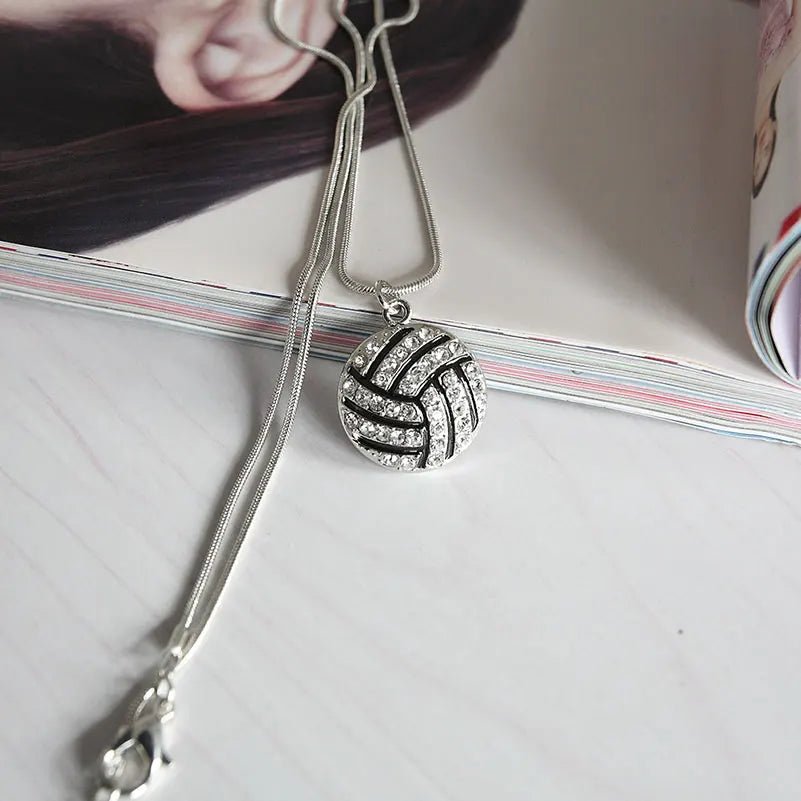 Fashion Crystal Volleyball Shape Pendant Necklace Link Chain Sports Jewelry For Teen Girls - Simply Just Deals LLCFashion Crystal Volleyball Shape Pendant Necklace Link Chain Sports Jewelry For Teen Girls200001034:3611881pcs1pcsFashion Crystal Volleyball Shape Pendant Necklace Link Chain Sports Jewelry For Teen Girls