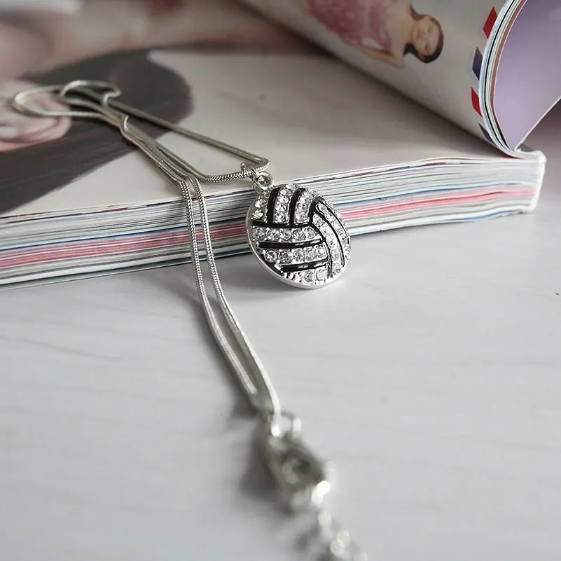 Fashion Crystal Volleyball Shape Pendant Necklace Link Chain Sports Jewelry For Teen Girls - Simply Just Deals LLCFashion Crystal Volleyball Shape Pendant Necklace Link Chain Sports Jewelry For Teen Girls200001034:3611881pcs1pcsFashion Crystal Volleyball Shape Pendant Necklace Link Chain Sports Jewelry For Teen Girls