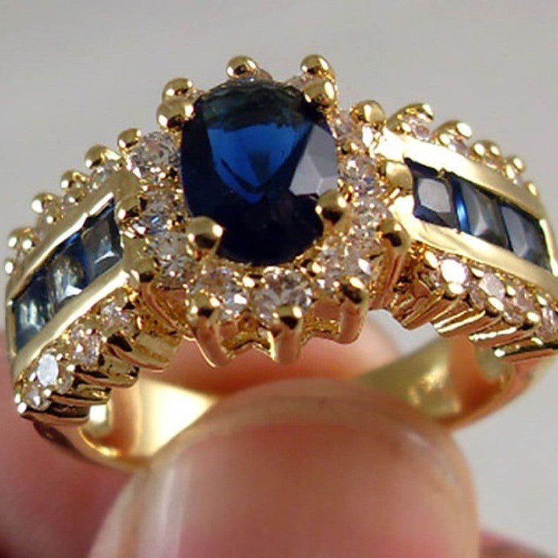 Fashion Personalized Men's And Women's Rings - Simply Just Deals LLCFashion Personalized Men's And Women's Rings0CJLX244859901AZSUNFLOWER Blue DiamondNo 7Fashion Personalized Men's And Women's Rings