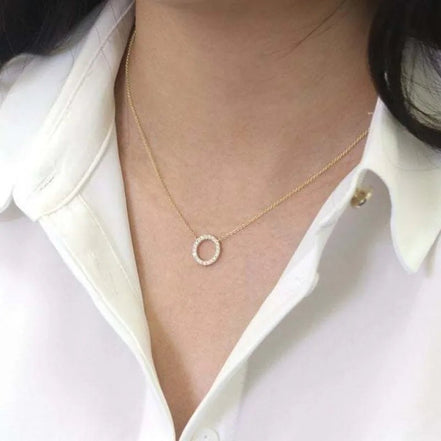 Fashion Trend Elegant Jewelry Simple Crystal Circle Pendant Necklace Golden Color Unquie Women Necklace Party Gift Wholesale - Simply Just Deals LLCFashion Trend Elegant Jewelry Simple Crystal Circle Pendant Necklace Golden Color Unquie Women Necklace Party Gift Wholesale200001034:201447815Gold EarringsGold EarringsFashion Trend Elegant Jewelry Simple Crystal Circle Pendant Necklace Golden Color Unquie Women Necklace Party Gift Wholesale