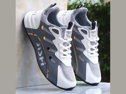 Fashionable men's leather lace up casual shoes, mesh shoes, student single shoes - Simply Just Deals LLCFashionable men's leather lace up casual shoes, mesh shoes, student single shoes30ADD3541334472CB6AB746EB108233Bgrey39Fashionable men's leather lace up casual shoes, mesh shoes, student single shoes