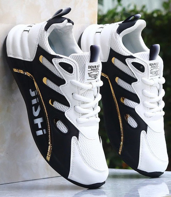 Fashionable men's leather lace up casual shoes, mesh shoes, student single shoes - Simply Just Deals LLCFashionable men's leather lace up casual shoes, mesh shoes, student single shoesCD3C4D64449948B5859C5B749DDCE163Black39Fashionable men's leather lace up casual shoes, mesh shoes, student single shoes