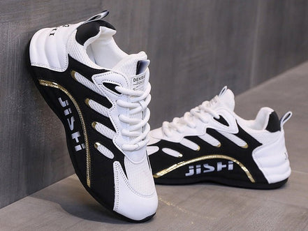 Fashionable men's leather lace up casual shoes, mesh shoes, student single shoes - Simply Just Deals LLCFashionable men's leather lace up casual shoes, mesh shoes, student single shoesCD3C4D64449948B5859C5B749DDCE163Black39Fashionable men's leather lace up casual shoes, mesh shoes, student single shoes