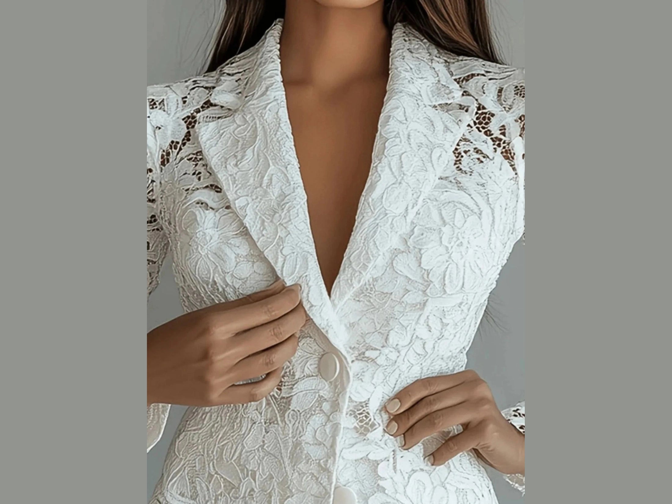 Floral Pattern Lace Single - Breasted Blazer - Simply Just Deals LLCFloral Pattern Lace Single - Breasted Blazer100100141538636WhiteS3eaf29bd - cb0b - 4fdf - 8d65 - 34bfc9974b2d - Max - Origin