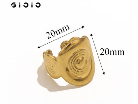 GIOIO Unique Stainless Steel Opening Rings for Women Gold Color Irregular Geometric Adjustable Rings Fashion Trendy Jewelry - Simply Just Deals LLCGIOIO Unique Stainless Steel Opening Rings for Women Gold Color Irregular Geometric Adjustable Rings Fashion Trendy Jewelry200000783:691Z2182G3Z2182G3GIOIO Unique Stainless Steel Opening Rings for Women Gold Color Irregular Geometric Adjustable Rings Fashion Trendy Jewelry