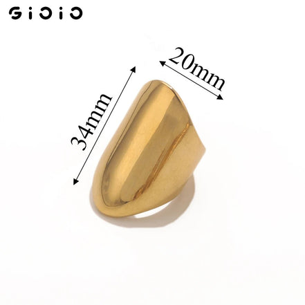GIOIO Unique Stainless Steel Opening Rings for Women Gold Color Irregular Geometric Adjustable Rings Fashion Trendy Jewelry - Simply Just Deals LLCGIOIO Unique Stainless Steel Opening Rings for Women Gold Color Irregular Geometric Adjustable Rings Fashion Trendy Jewelry200000783:366Z2215AZ2215AGIOIO Unique Stainless Steel Opening Rings for Women Gold Color Irregular Geometric Adjustable Rings Fashion Trendy Jewelry