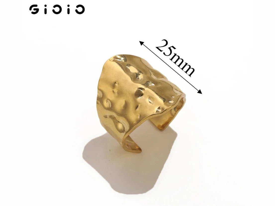 GIOIO Unique Stainless Steel Opening Rings for Women Gold Color Irregular Geometric Adjustable Rings Fashion Trendy Jewelry - Simply Just Deals LLCGIOIO Unique Stainless Steel Opening Rings for Women Gold Color Irregular Geometric Adjustable Rings Fashion Trendy Jewelry200000783:350853Z2215DZ2215DGIOIO Unique Stainless Steel Opening Rings for Women Gold Color Irregular Geometric Adjustable Rings Fashion Trendy Jewelry