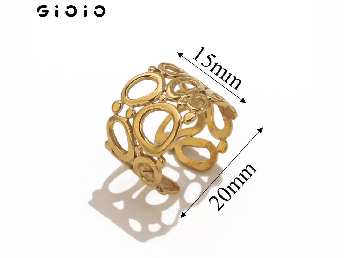 GIOIO Unique Stainless Steel Opening Rings for Women Gold Color Irregular Geometric Adjustable Rings Fashion Trendy Jewelry - Simply Just Deals LLCGIOIO Unique Stainless Steel Opening Rings for Women Gold Color Irregular Geometric Adjustable Rings Fashion Trendy Jewelry200000783:173Z2182G4Z2182G4GIOIO Unique Stainless Steel Opening Rings for Women Gold Color Irregular Geometric Adjustable Rings Fashion Trendy Jewelry