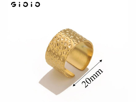 GIOIO Unique Stainless Steel Opening Rings for Women Gold Color Irregular Geometric Adjustable Rings Fashion Trendy Jewelry - Simply Just Deals LLCGIOIO Unique Stainless Steel Opening Rings for Women Gold Color Irregular Geometric Adjustable Rings Fashion Trendy Jewelry200000783:29Z1893GAZ1893GAGIOIO Unique Stainless Steel Opening Rings for Women Gold Color Irregular Geometric Adjustable Rings Fashion Trendy Jewelry