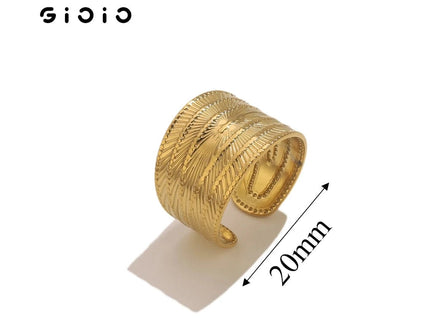 GIOIO Unique Stainless Steel Opening Rings for Women Gold Color Irregular Geometric Adjustable Rings Fashion Trendy Jewelry - Simply Just Deals LLCGIOIO Unique Stainless Steel Opening Rings for Women Gold Color Irregular Geometric Adjustable Rings Fashion Trendy Jewelry200000783:193Z1893GBZ1893GBGIOIO Unique Stainless Steel Opening Rings for Women Gold Color Irregular Geometric Adjustable Rings Fashion Trendy Jewelry