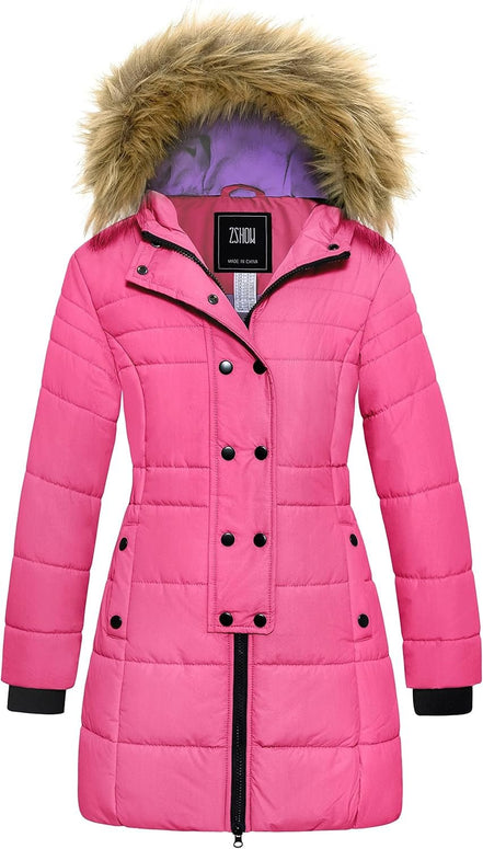 Girls' Long Winter Coat Parka Waterproof Warm Puffer Jacket - Simply Just Deals LLCGirls' Long Winter Coat Parka Waterproof Warm Puffer Jacket9871b7c8-e7a5-4120-970c-9372ee737038Pink8Girls' Long Winter Coat Parka Waterproof Warm Puffer Jacket