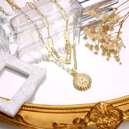 Gold Initial Necklaces for Women Layering Paperclip Link Coin Necklaces Gift for Women - Simply Just Deals LLCGold Initial Necklaces for Women Layering Paperclip Link Coin Necklaces Gift for Women308c0bf3-f6cd-44d0-a6d1-0c639fdcf97cPendantDGold Initial Necklaces for Women Layering Paperclip Link Coin Necklaces Gift for Women