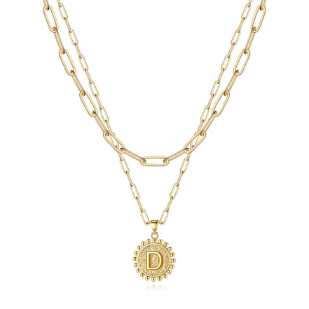 Gold Initial Necklaces for Women Layering Paperclip Link Coin Necklaces Gift for Women - Simply Just Deals LLCGold Initial Necklaces for Women Layering Paperclip Link Coin Necklaces Gift for Women308c0bf3-f6cd-44d0-a6d1-0c639fdcf97cPendantDGold Initial Necklaces for Women Layering Paperclip Link Coin Necklaces Gift for Women
