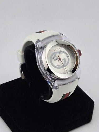Gucci Sync L Women's White Rubber Strap Quartz Watch - YA137302 ($670 MSRP) - Simply Just Deals LLCGucci Sync L Women's White Rubber Strap Quartz Watch - YA137302 ($670 MSRP)168182146;20250821;1755767618j1IWXDefaults - l500