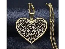 Heart Stainless Steel Necklace Women Gold Color Love Necklaces Jewelry Valentine's Day Gift inoxidable joyeria mujer N619S01 - Simply Just Deals LLCHeart Stainless Steel Necklace Women Gold Color Love Necklaces Jewelry Valentine's Day Gift inoxidable joyeria mujer N619S01200001034:361180A 50cm JZP GDA 50cm JZP GDHeart Stainless Steel Necklace Women Gold Color Love Necklaces Jewelry Valentine's Day Gift inoxidable joyeria mujer N619S01