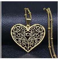 Heart Stainless Steel Necklace Women Gold Color Love Necklaces Jewelry Valentine's Day Gift inoxidable joyeria mujer N619S01 - Simply Just Deals LLCHeart Stainless Steel Necklace Women Gold Color Love Necklaces Jewelry Valentine's Day Gift inoxidable joyeria mujer N619S01200001034:361180A 50cm JZP GDA 50cm JZP GDHeart Stainless Steel Necklace Women Gold Color Love Necklaces Jewelry Valentine's Day Gift inoxidable joyeria mujer N619S01
