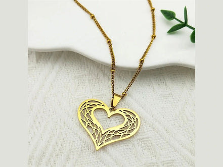 Heart Stainless Steel Necklace Women Gold Color Love Necklaces Jewelry Valentine's Day Gift inoxidable joyeria mujer N619S01 - Simply Just Deals LLCHeart Stainless Steel Necklace Women Gold Color Love Necklaces Jewelry Valentine's Day Gift inoxidable joyeria mujer N619S01200001034:361180A 50cm JZP GDA 50cm JZP GDHeart Stainless Steel Necklace Women Gold Color Love Necklaces Jewelry Valentine's Day Gift inoxidable joyeria mujer N619S01