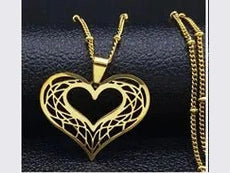 Heart Stainless Steel Necklace Women Gold Color Love Necklaces Jewelry Valentine's Day Gift inoxidable joyeria mujer N619S01 - Simply Just Deals LLCHeart Stainless Steel Necklace Women Gold Color Love Necklaces Jewelry Valentine's Day Gift inoxidable joyeria mujer N619S01200001034:361180A 50cm JZP GDA 50cm JZP GDHeart Stainless Steel Necklace Women Gold Color Love Necklaces Jewelry Valentine's Day Gift inoxidable joyeria mujer N619S01