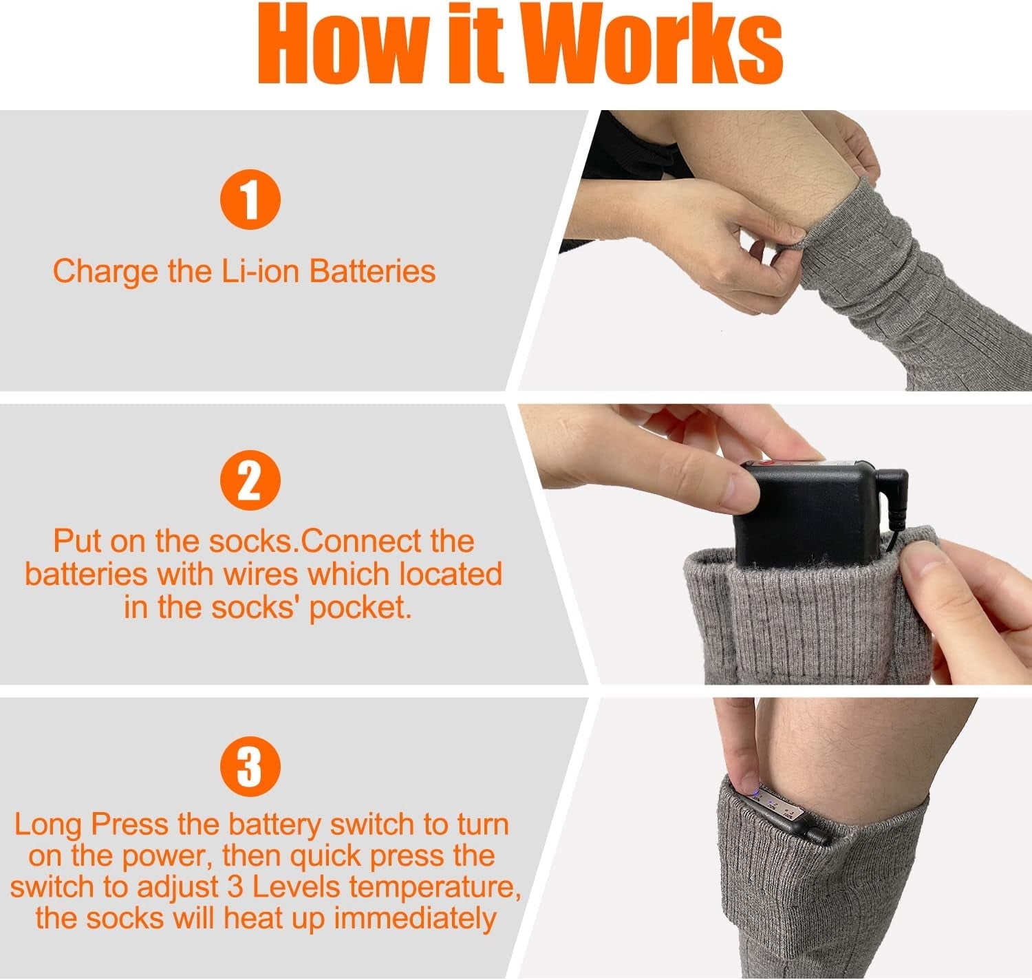 Heated Socks Electric Battery Thermal Stockings Upgraded Rechargeable Sock for Men Women,Unisex Winter Warm Winter Socks, Sports Outdoor Heated Socks Hunting Foot Warmer - Simply Just Deals LLCHeated Socks Electric Battery Thermal Stockings Upgraded Rechargeable Sock for Men Women,Unisex Winter Warm Winter Socks, Sports Outdoor Heated Socks Hunting Foot Warmer4eaf6146-5b0e-4a42-a2b1-81035a51821bHeated Socks Electric Battery Thermal Stockings Upgraded Rechargeable Sock for Men Women,Unisex Winter