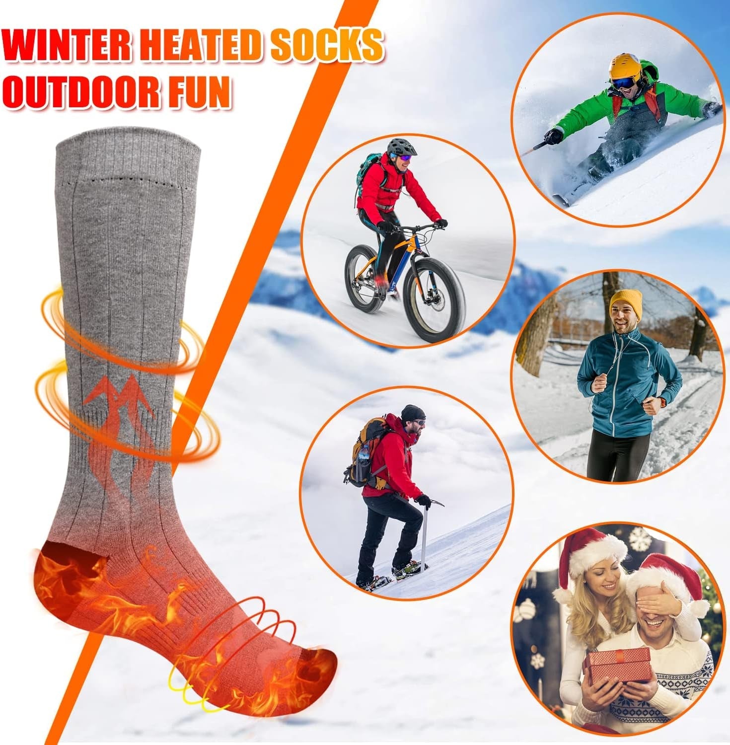 Heated Socks Electric Battery Thermal Stockings Upgraded Rechargeable Sock for Men Women,Unisex Winter Warm Winter Socks, Sports Outdoor Heated Socks Hunting Foot Warmer - Simply Just Deals LLCHeated Socks Electric Battery Thermal Stockings Upgraded Rechargeable Sock for Men Women,Unisex Winter Warm Winter Socks, Sports Outdoor Heated Socks Hunting Foot Warmer4eaf6146-5b0e-4a42-a2b1-81035a51821bHeated Socks Electric Battery Thermal Stockings Upgraded Rechargeable Sock for Men Women,Unisex Winter